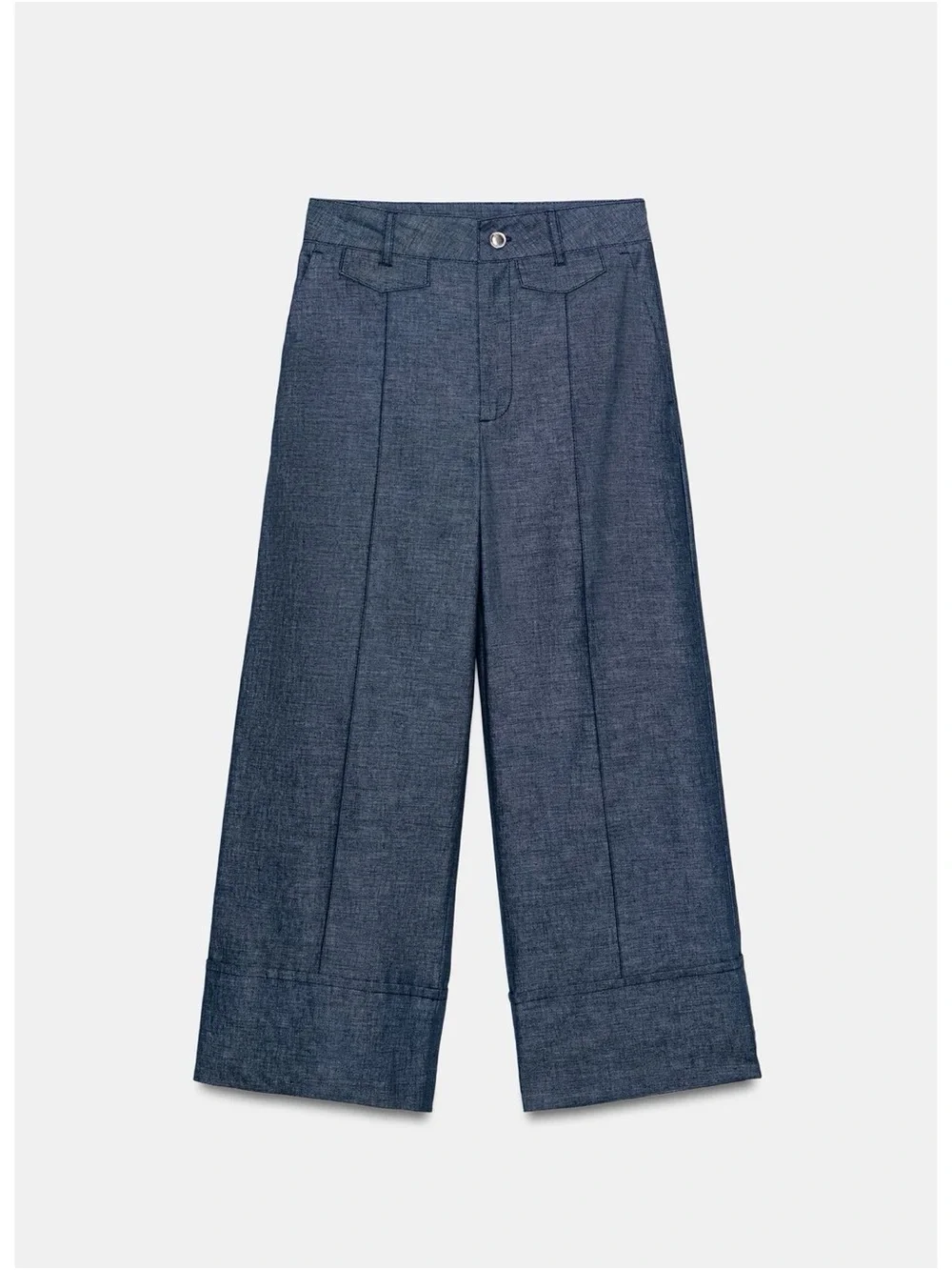Zara Linen Culotte Pants